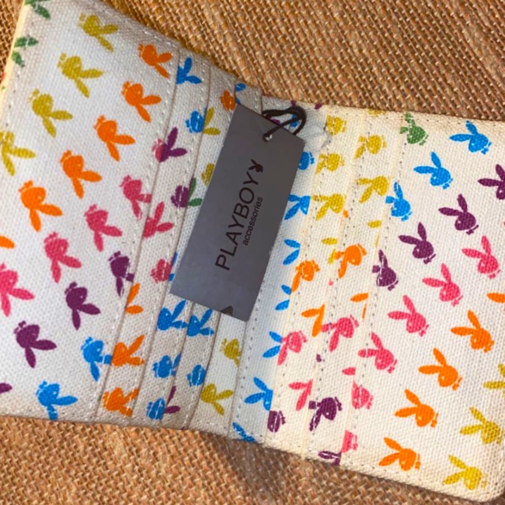 VINTAGE playboy wallet rainbow